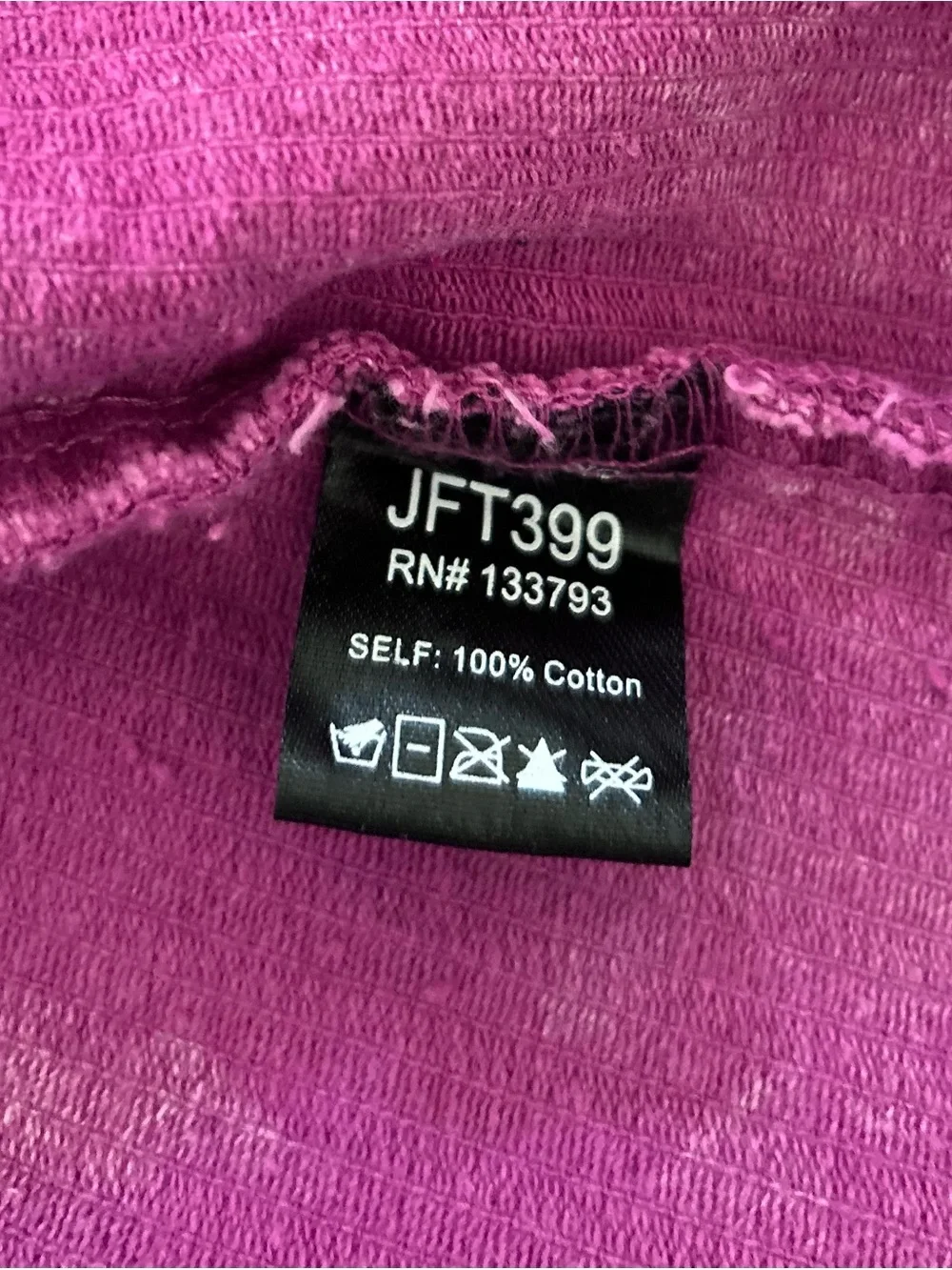 Sz L POL Pink Magenta Boho Corduroy Jacket 100% cotton